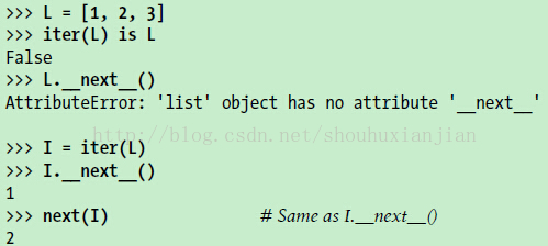 Python2.3-原理之语句和语法