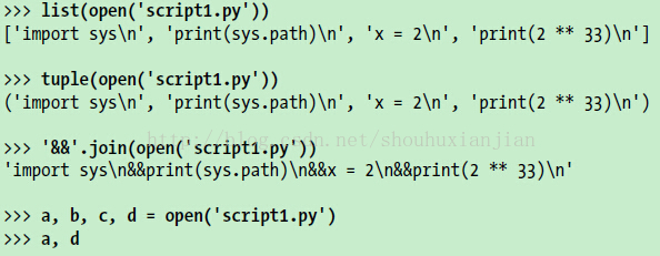 Python2.3-原理之语句和语法
