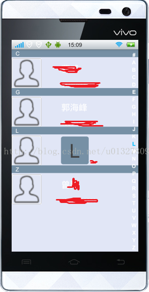 安卓用QuickContactBadge和AsyncQueryHandler实现联系人列表的完美实现