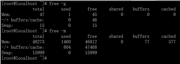 Linux查看内存大小