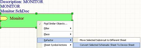 Sheet Symbol —> Device Sheet Symbol