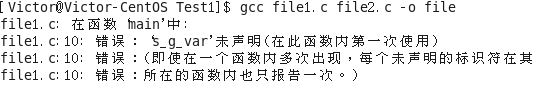 编译错误