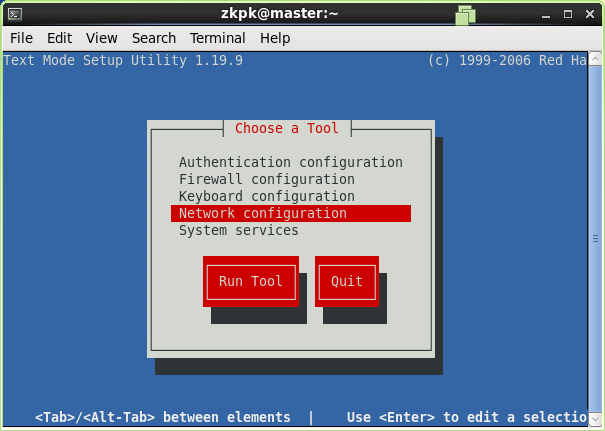 Network configuration