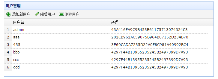 easyui接收json格式数据