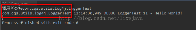 log4j - Logger.getLogger(Class) 参数作用