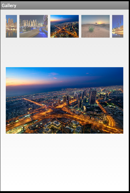 Android中Gallery和ImageSwitcher的使用