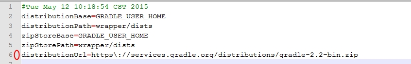 eclipse import gradle project error : unable to find valid