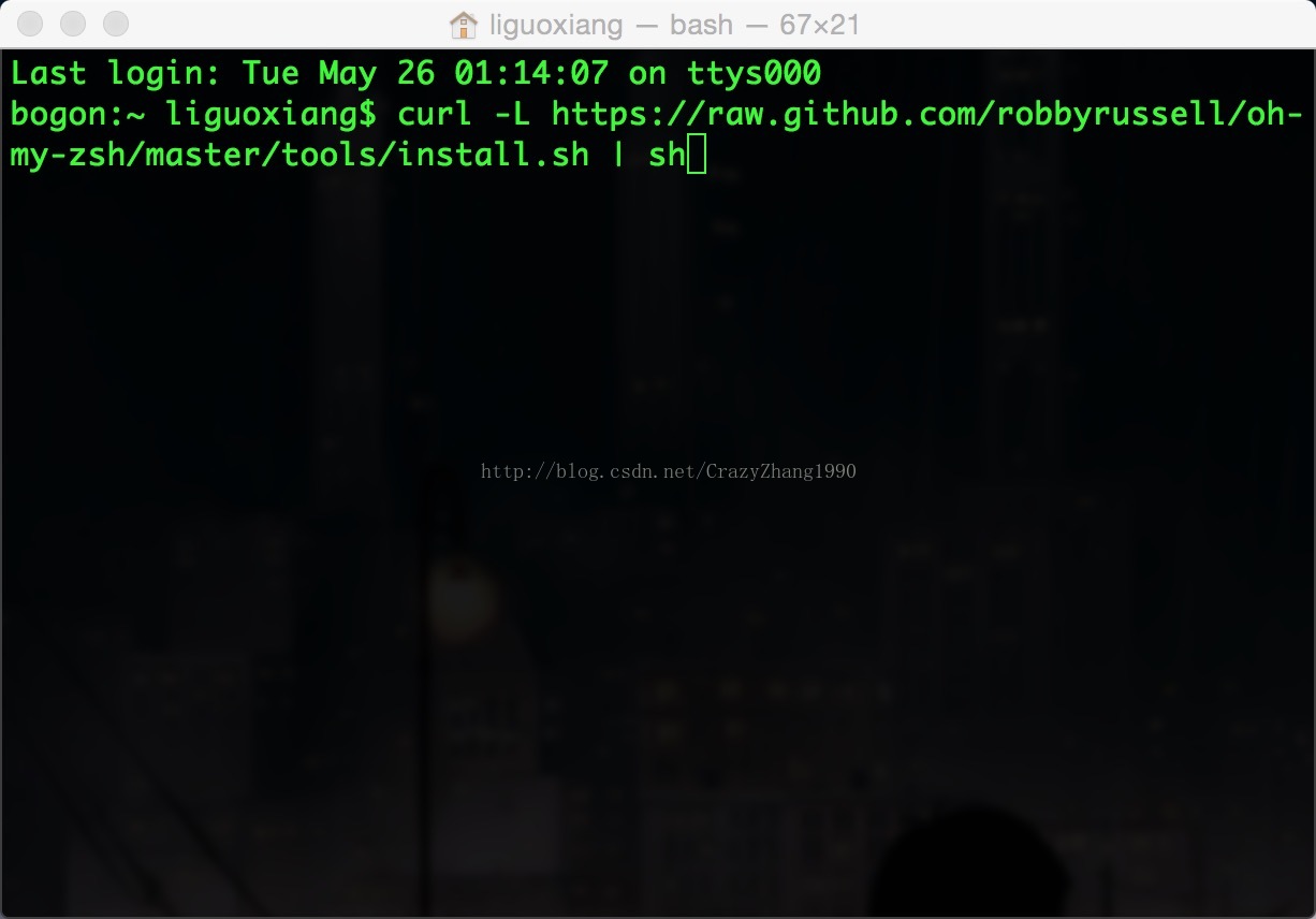 oh my zsh mac 安装方法CSDN博客