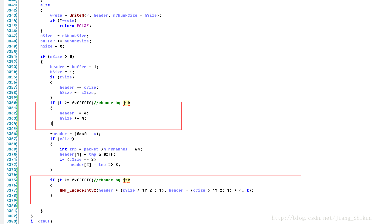 librtmp 时间戳超过 0xffffff时，FMS掉连接