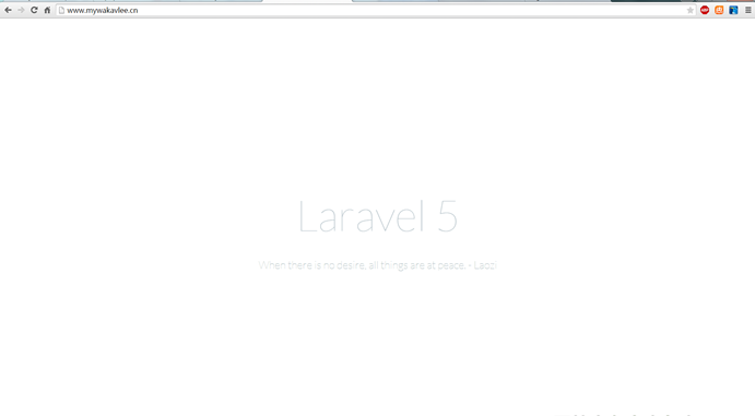 Laravel访问网站页面空白
