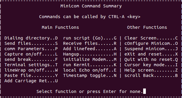ubuntu中minicom安装和使用第1张
