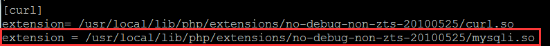 加入配置文件php.ini中