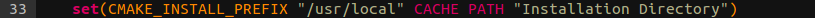 Install path