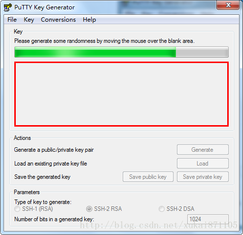 Generate ssh key putty