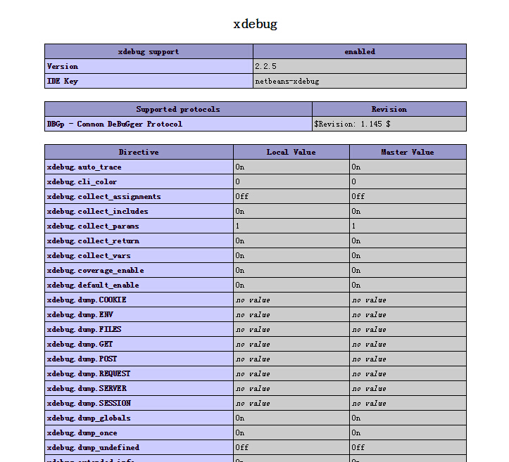 Netbeans+php+wamp配置及php调试