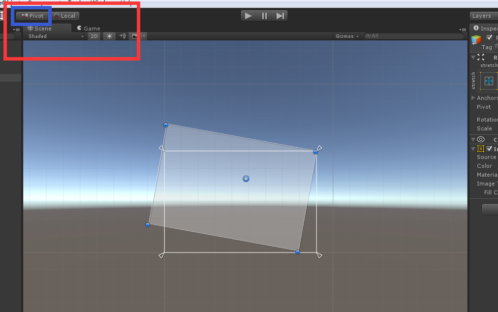 Unity编辑器 设置 Pivot模式和Center模式_修改center和pivotCSDN博客