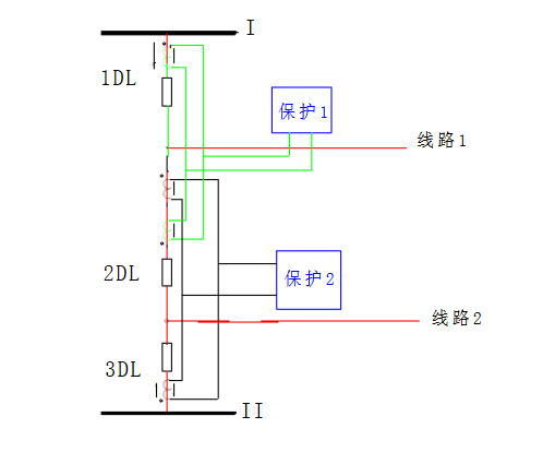 一个半断路器接线图解图片