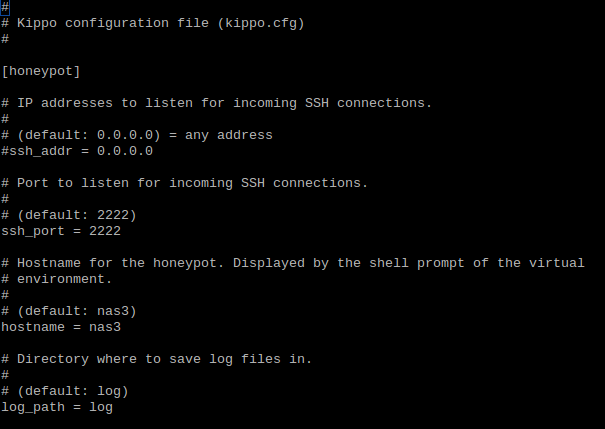 ssh honeypot