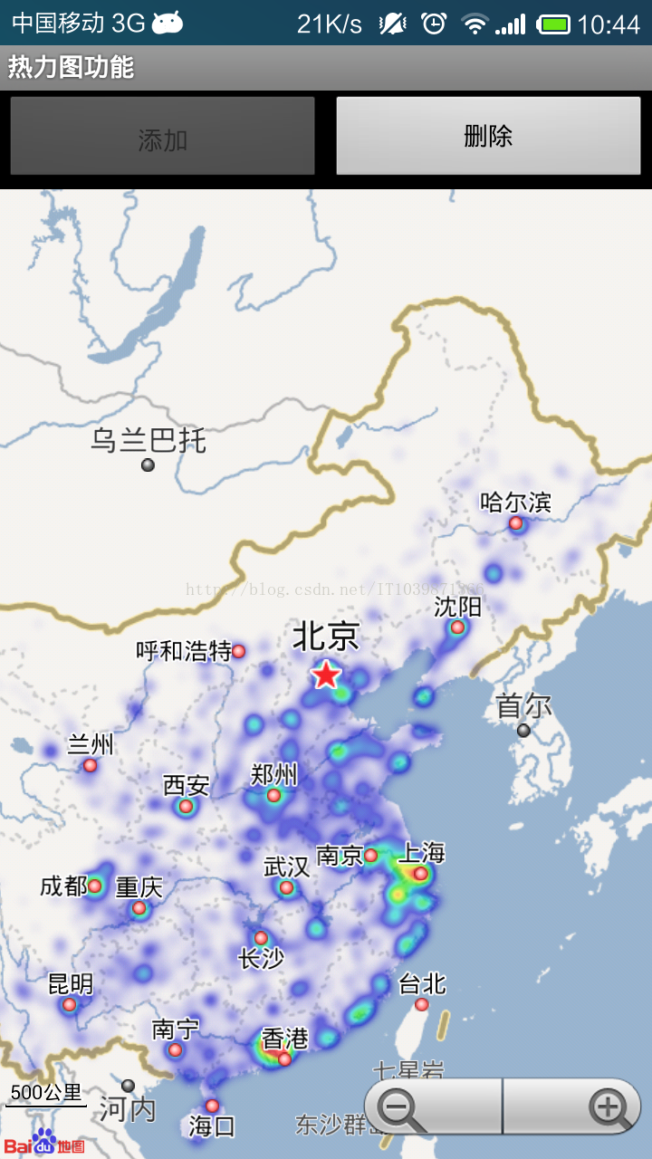 baidumap百度地圖官方demo之熱力圖功能介紹如何以熱力圖形式顯示用戶