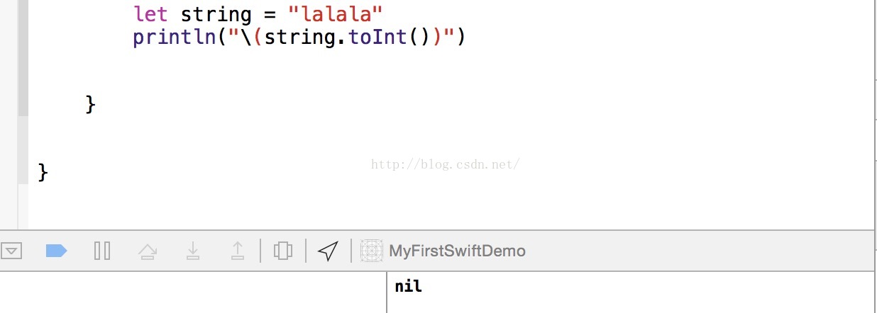 Swift  如何将数字型字符串转换成String类型 (toInt()方法) 及返回值未解包的原因