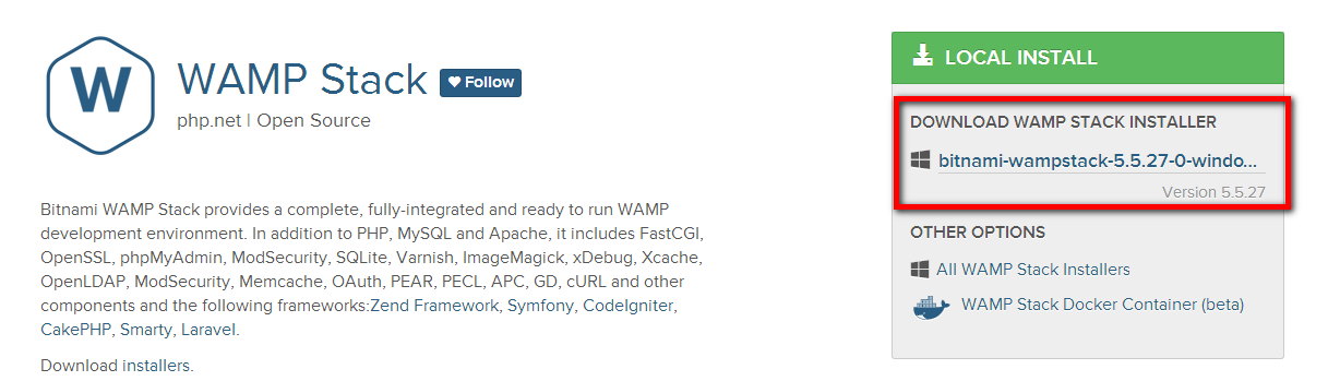 bitnami WAMP stack使用方法（转） - 星朝- 博客园