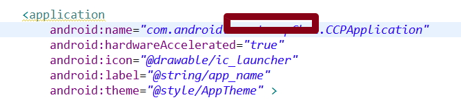 AndroidManifest.xml中的application中的name属性