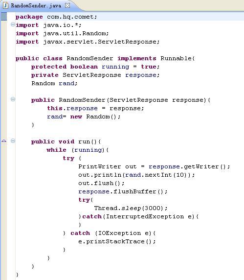 java web 服务器推送技术--comet4j