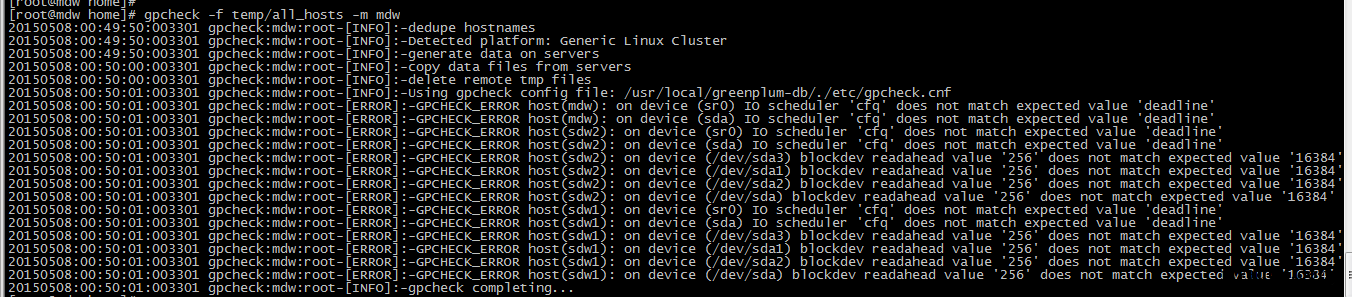 LInux6虚拟机安装GreenPlum