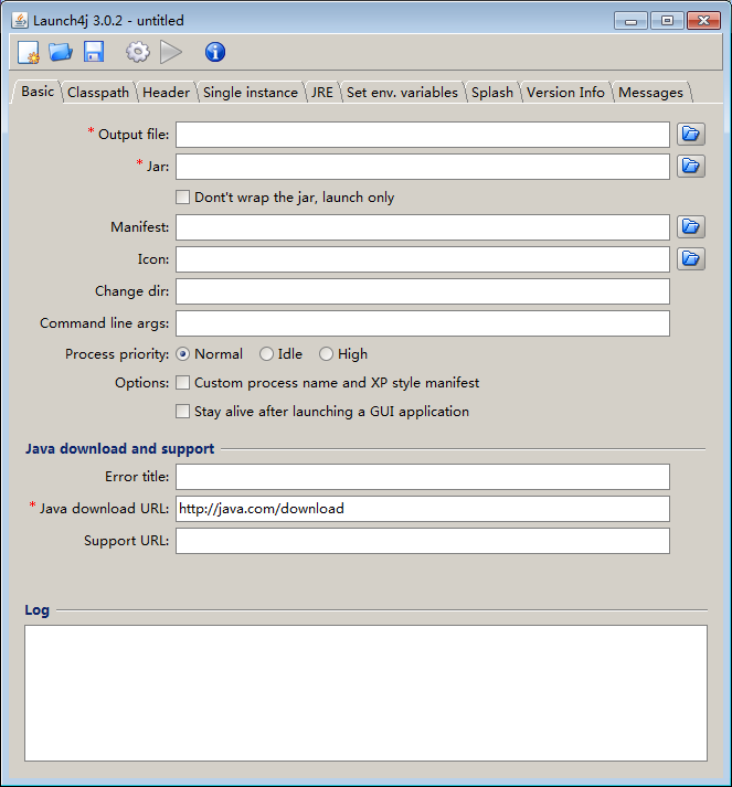 Java launcher jar. Launcher gui scripts.