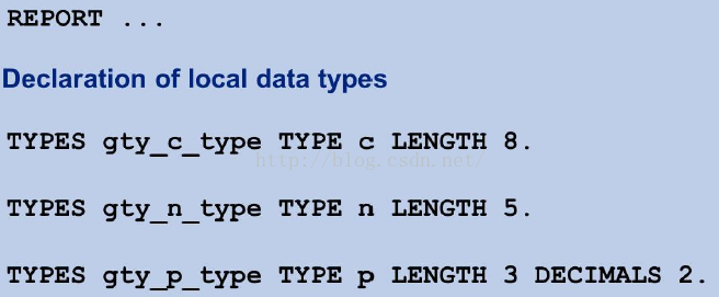 BC400-Unit3：Basic ABAP Language Elements