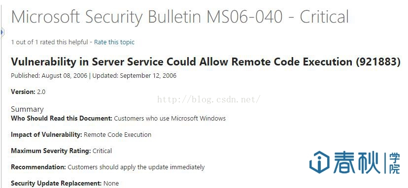 Microsoft Patch Ms06 040