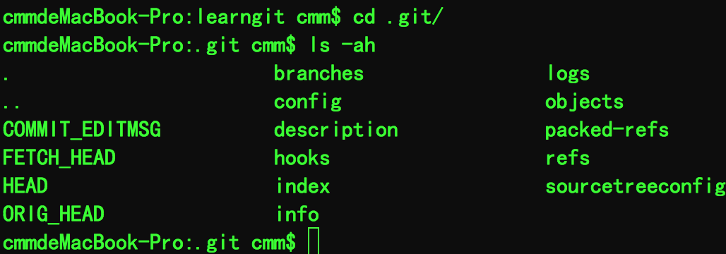 .git文件夹下的内容