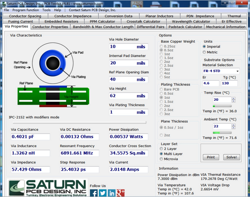 Pcb calculator