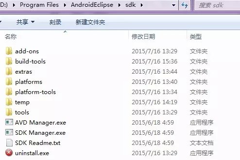 SDK Folders