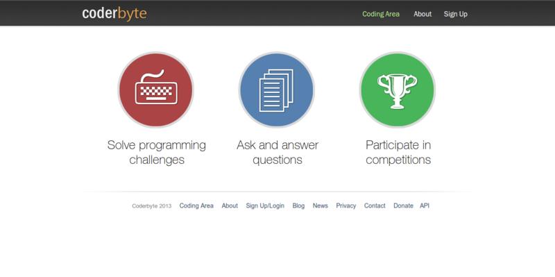 Coderbyte   Programming   Game Challenges   Competitions