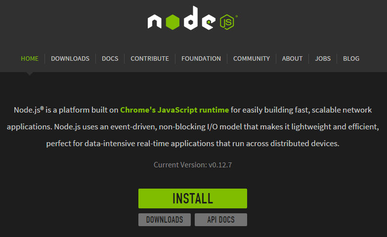 Nodejs download