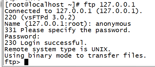 匿名用户登陆默认FTP