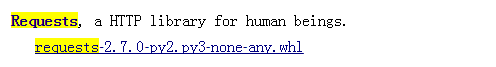 Python之requests的安装