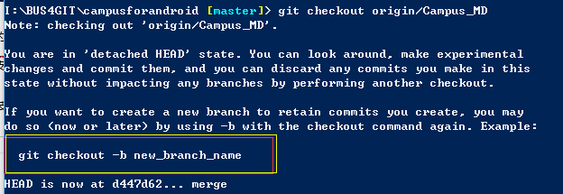 Git detached head的解决方法