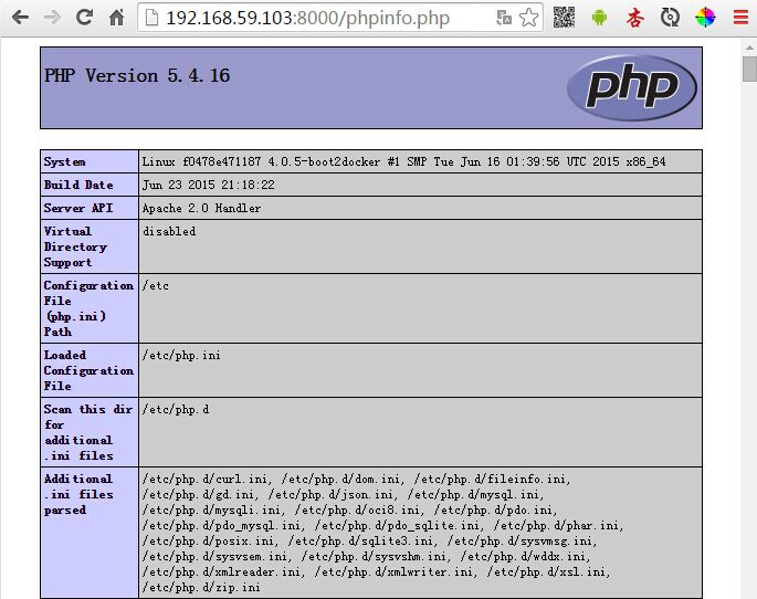 PHPINFO-demo