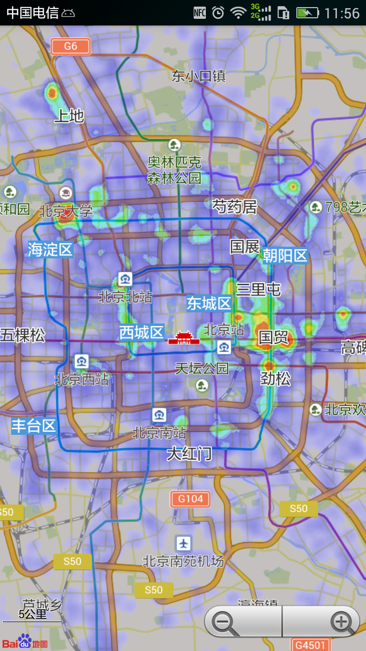百度地图sdk继为广大开发者开放热力图本地绘制能力之后,再次进一步