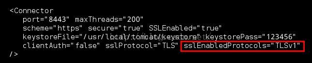 tomcat关闭SSLv3