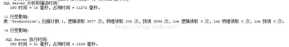 
			
				SQL 语句执行时间分析			