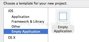 为Xcode6添加Empty Application选项