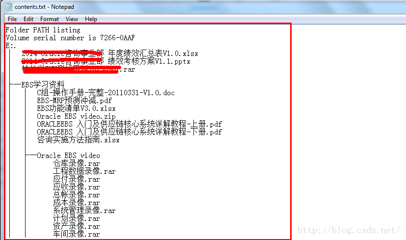 如何迅速将磁盘中文件目录树结构做成文本保存