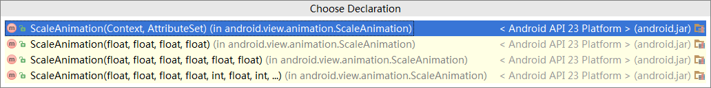 4种创建ScaleAnimation动画的方法