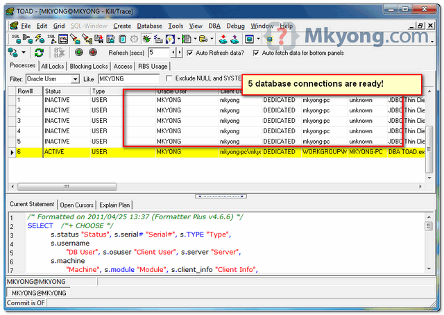 c3p0 connection pool in hibernate