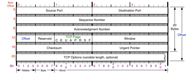 TCP协议各字段含义