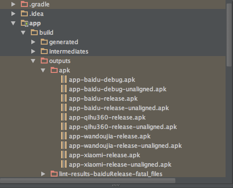 Android Studio 打包、生成jks密钥、签名Apk、多渠道打包