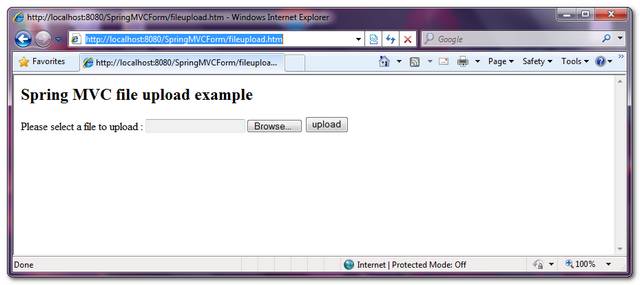 SpringMVC-FileUpload-Example1